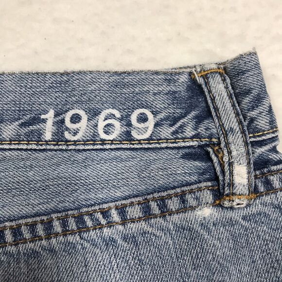 Y2K GAP 1969 Jean Loose Wide Leg Men 40x32 Baggy Grunge Skate Light Wash - Picture 12 of 16